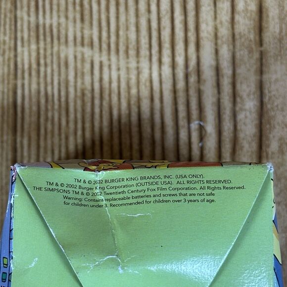 Vintage Simpsons Talking Krusty the Clown Wrist Watch Burger King 2002 - Picture 11 of 12